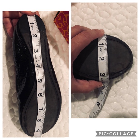 Caroline Ballerina Flat Blk Patent Leather 7 1/2 - Picture 4 of 4